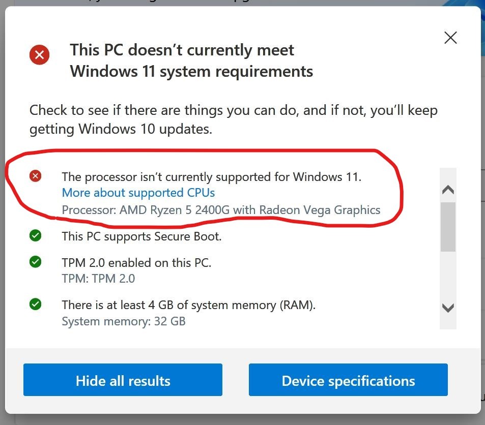 Full Memory (32 GB) not recognized by Windows 11 after upgrade