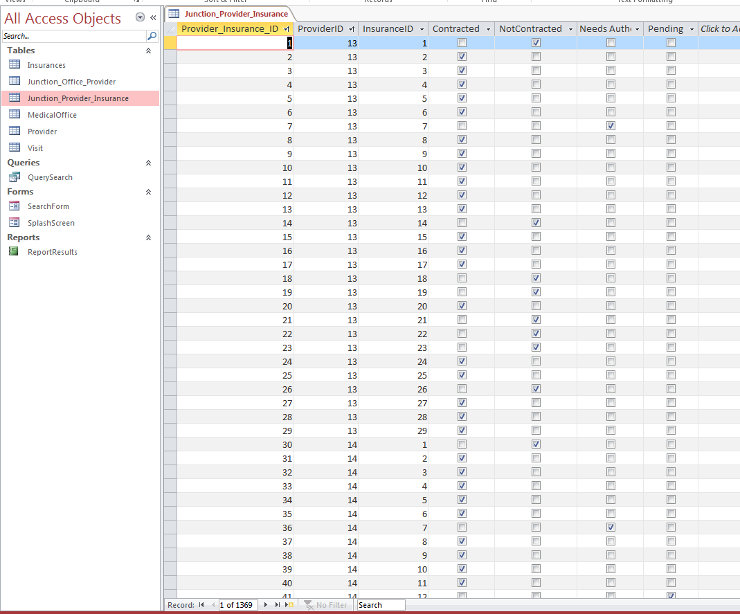 trying to create a scheduling doctor appointments in Access 2013 -  Microsoft Community