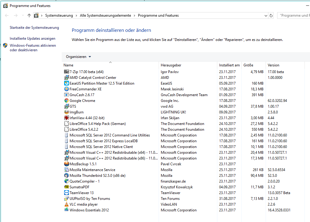Windows 10 - Probleme "Annother instance is runing"