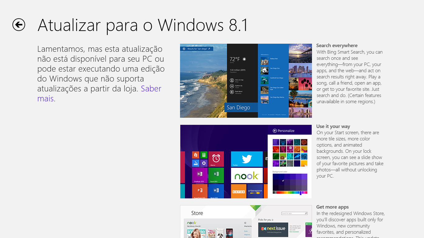 Estou enfrentando dificuldades para jogar em meu computador com Windows 8.