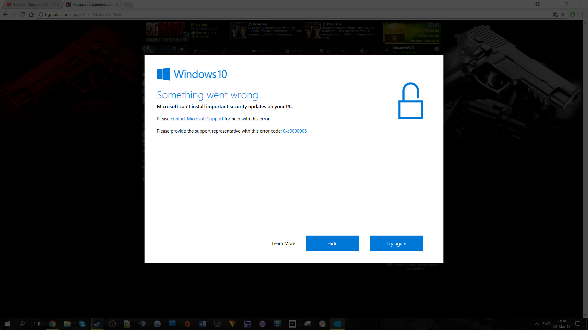 Microsoft Can't Install Important Security Updates On Your PC ...