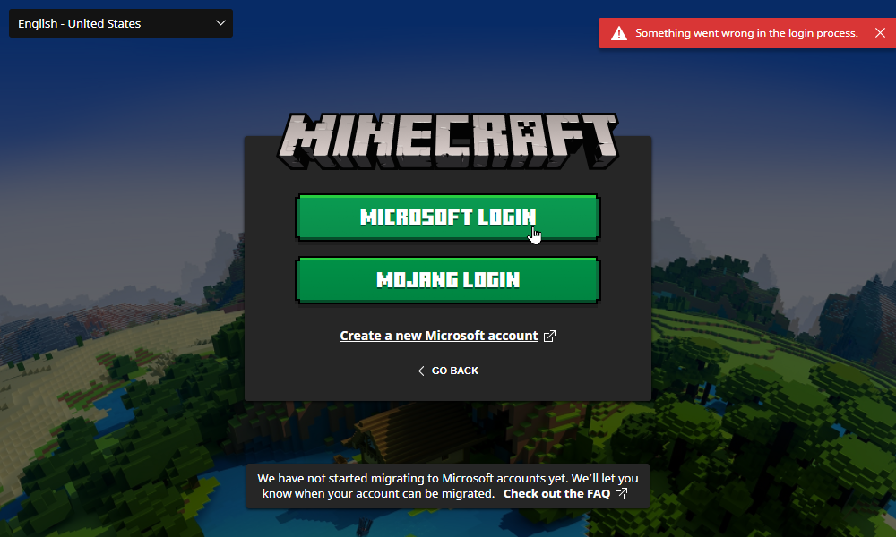 Minecraft Login With Microsoft Account Bug Microsoft Community