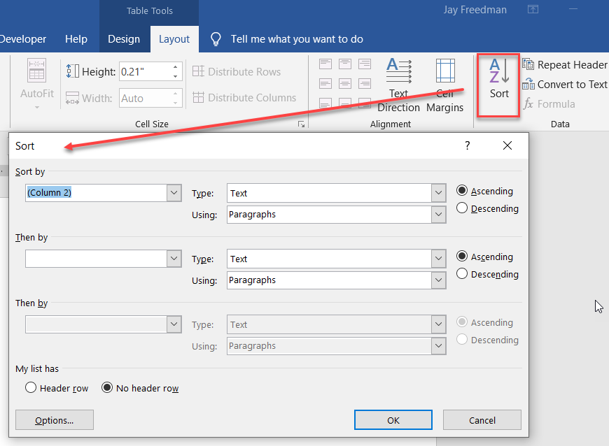 Re Ascending And Descending Alphabetical Order For Files Microsoft Community