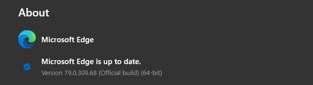 Microsoft edge 79 0 309 153 =