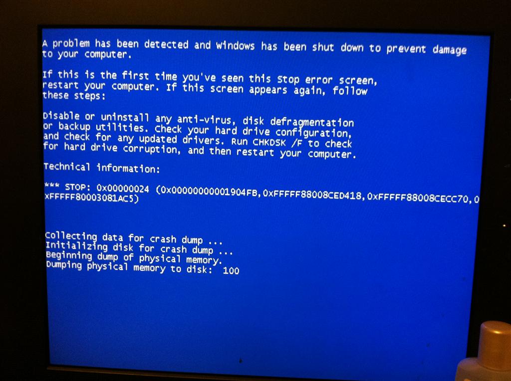 Blue Screens Memory Problem Microsoft Community