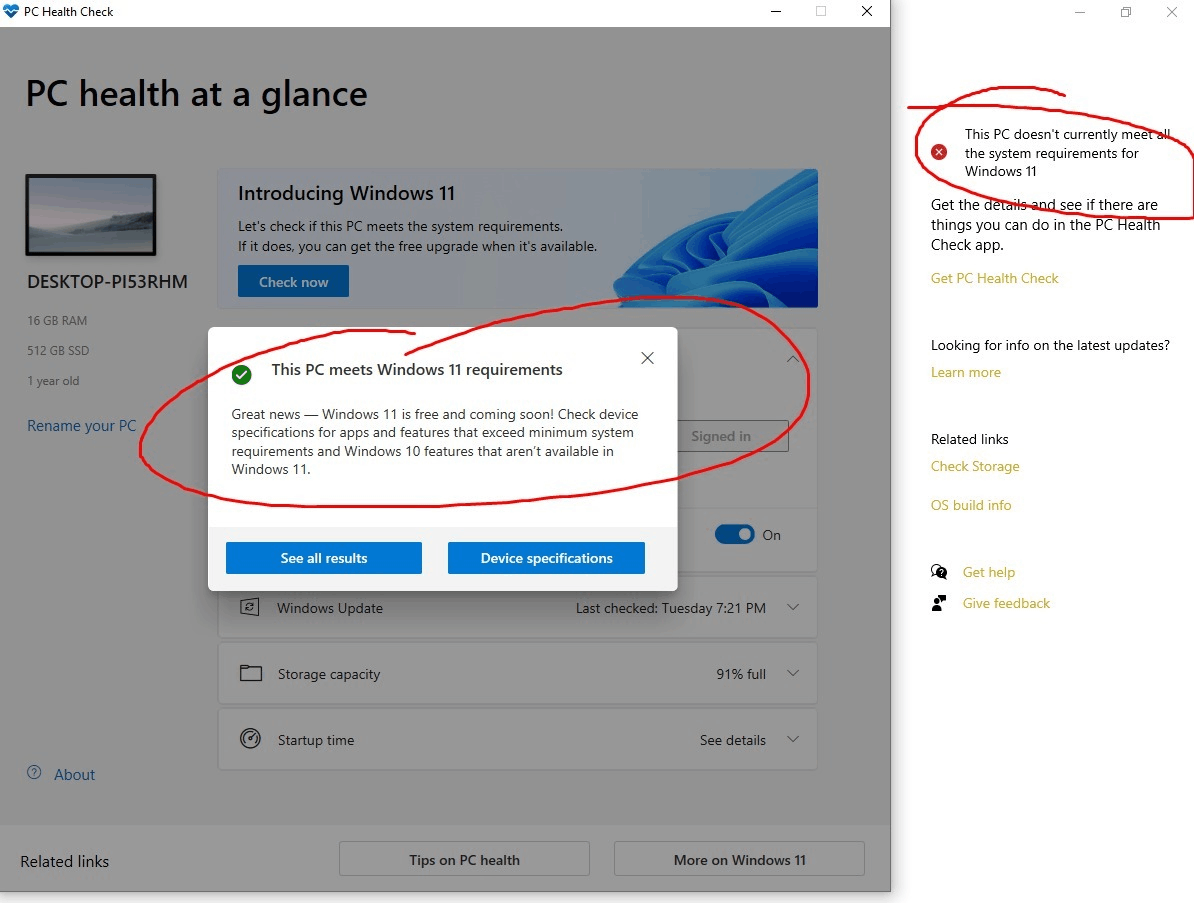 Can't Update To Windows 11 Even Though I Met The Requirements ...