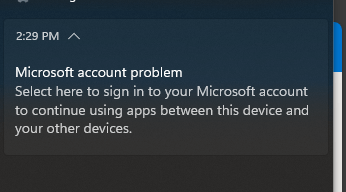 Microsoft Account Problem (Error Code: 0x80860010) - Microsoft 