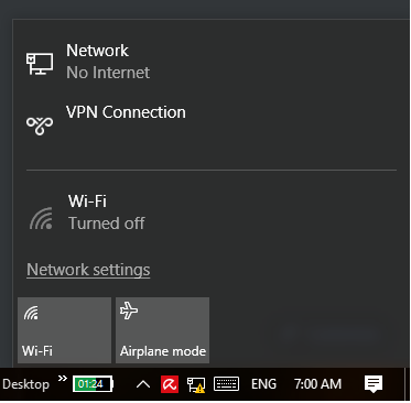 network connected no internet - Microsoft Community
