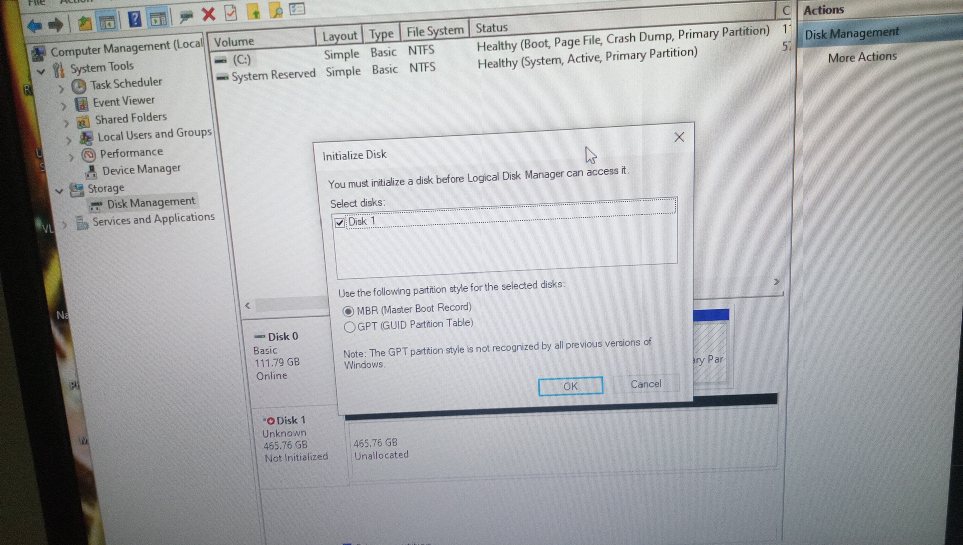 How Do I Reinitialize A Disk Microsoft Community