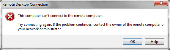 cannot connect to windows 7 computer with remote desktop