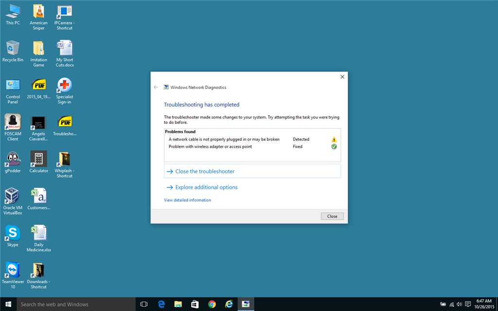 Interface a awd10 new connection detected a malware f key