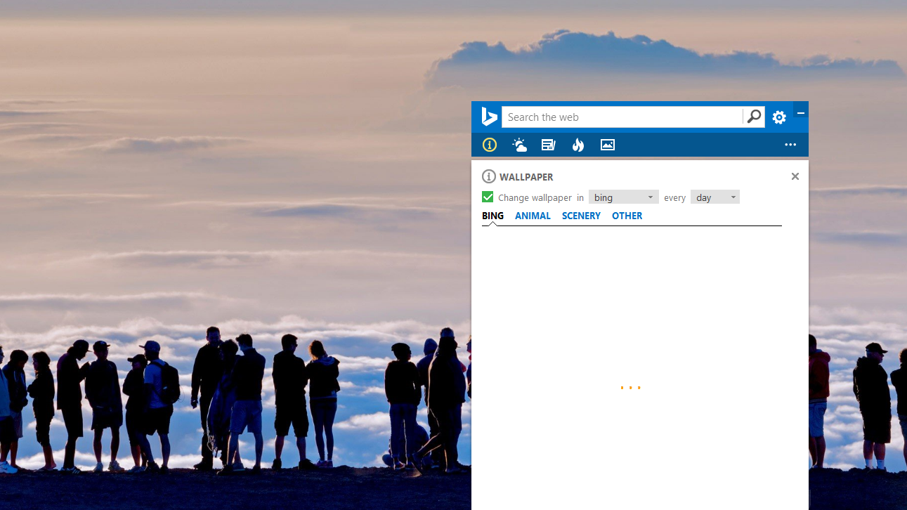 Bing Desktop Does Not Change Wallpapers - Microsoft Community