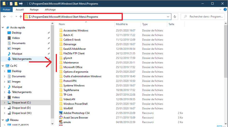 Start Menu Issues Some Folder File In Not Displayed And Why Microsoft Community
