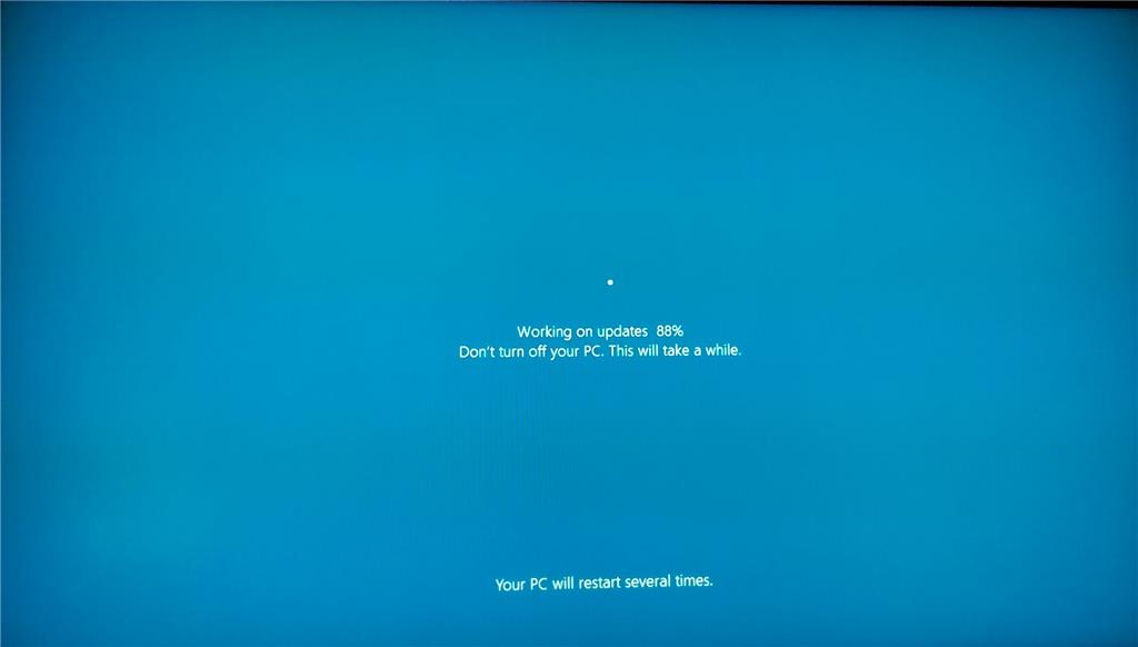 Windows 10 update blue screen at 88 installed Microsoft Community