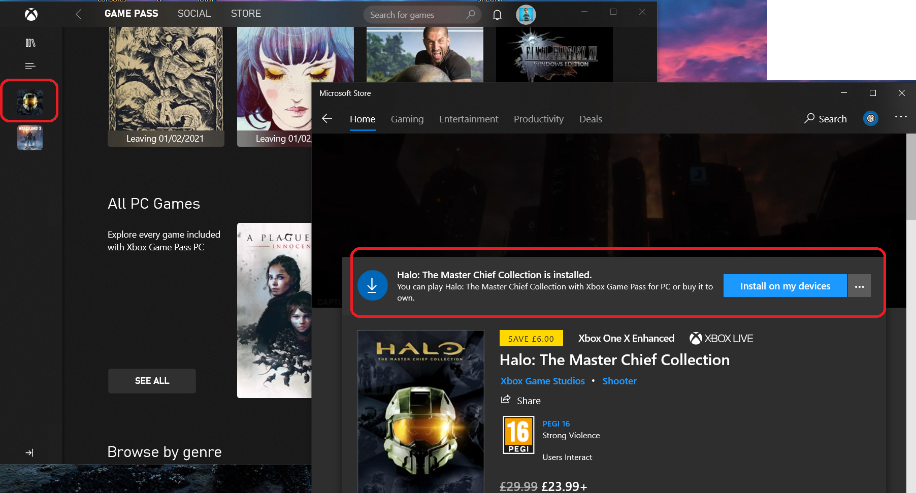 Halo mcc best sale microsoft store