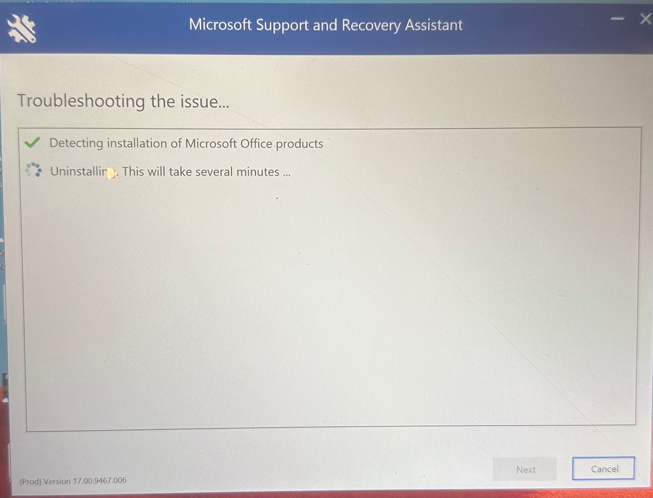 Microsoft Support And Recovery Tool (SARA) - Microsoft Community