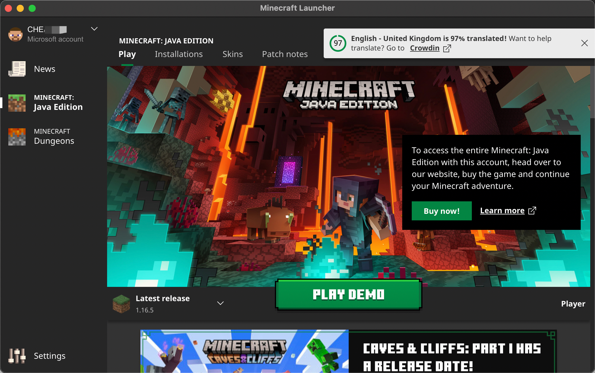 There Is Something Wrong With My Minecraft Java Ed Microsoft Community