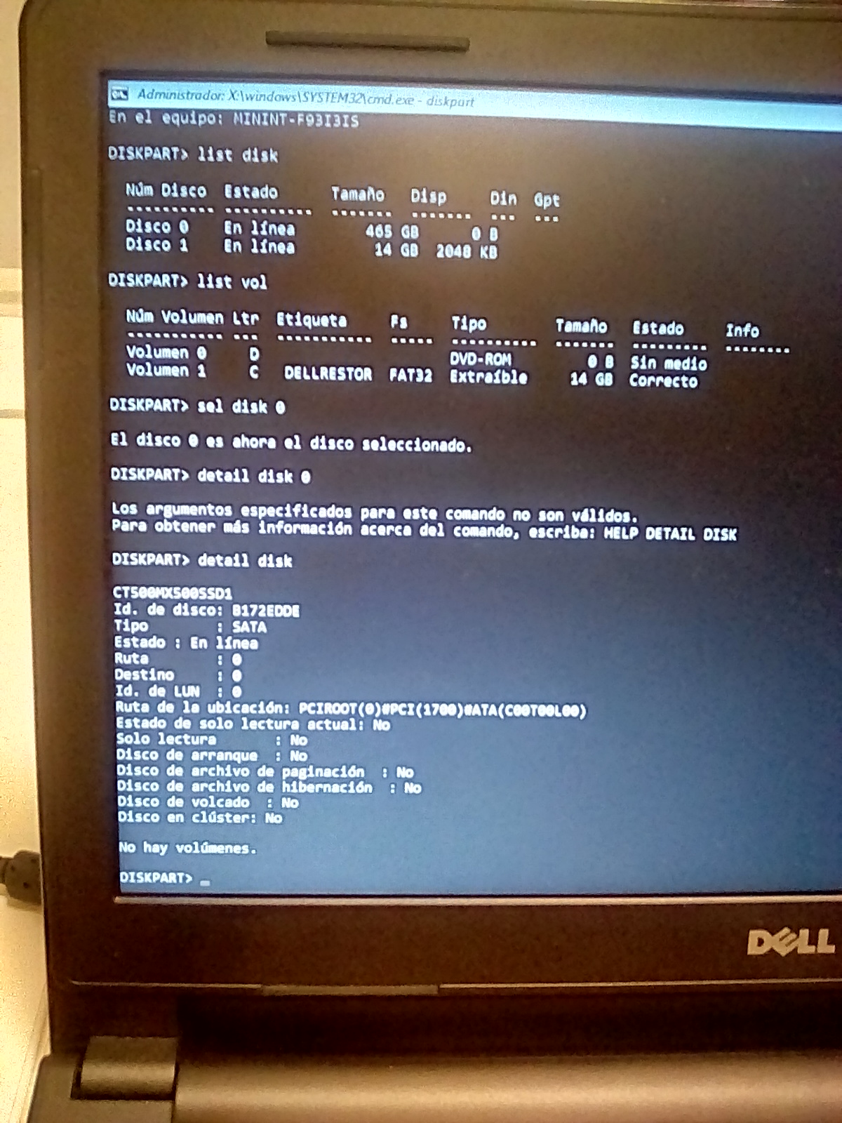 No Boot Device Found Windows 10 Dell Optiplex 7060