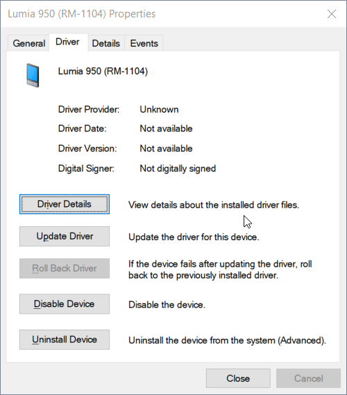 17074 Have To Reinstall The Mtp Driver Every Time I Connect My Microsoft Community