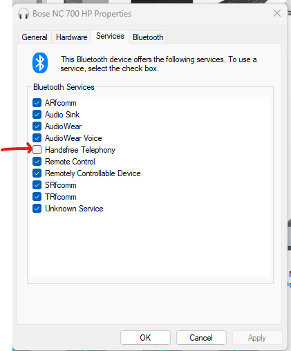 Microsoft teams bluetooth best sale headset microphone not working