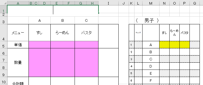 背景色を付けた３つのセルに対して どれか１つのセルに入力があった場合 ３ マイクロソフト コミュニティ