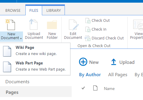 Cannot create SharePoint online site page - only Wiki Site page and ...