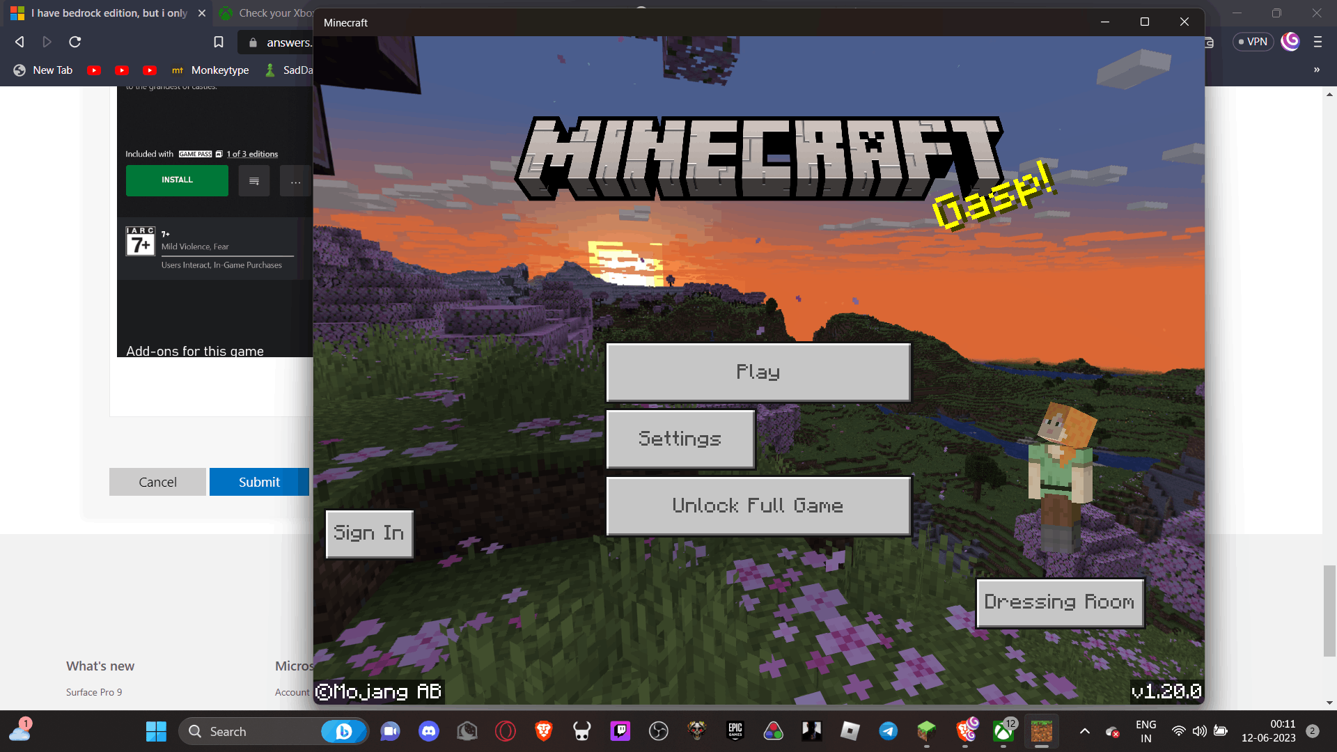 I Have Bedrock Edition But I Only Get Trial On My Launcher Microsoft   31d4d78b 602f 45b1 92ad 31b39c162b0a