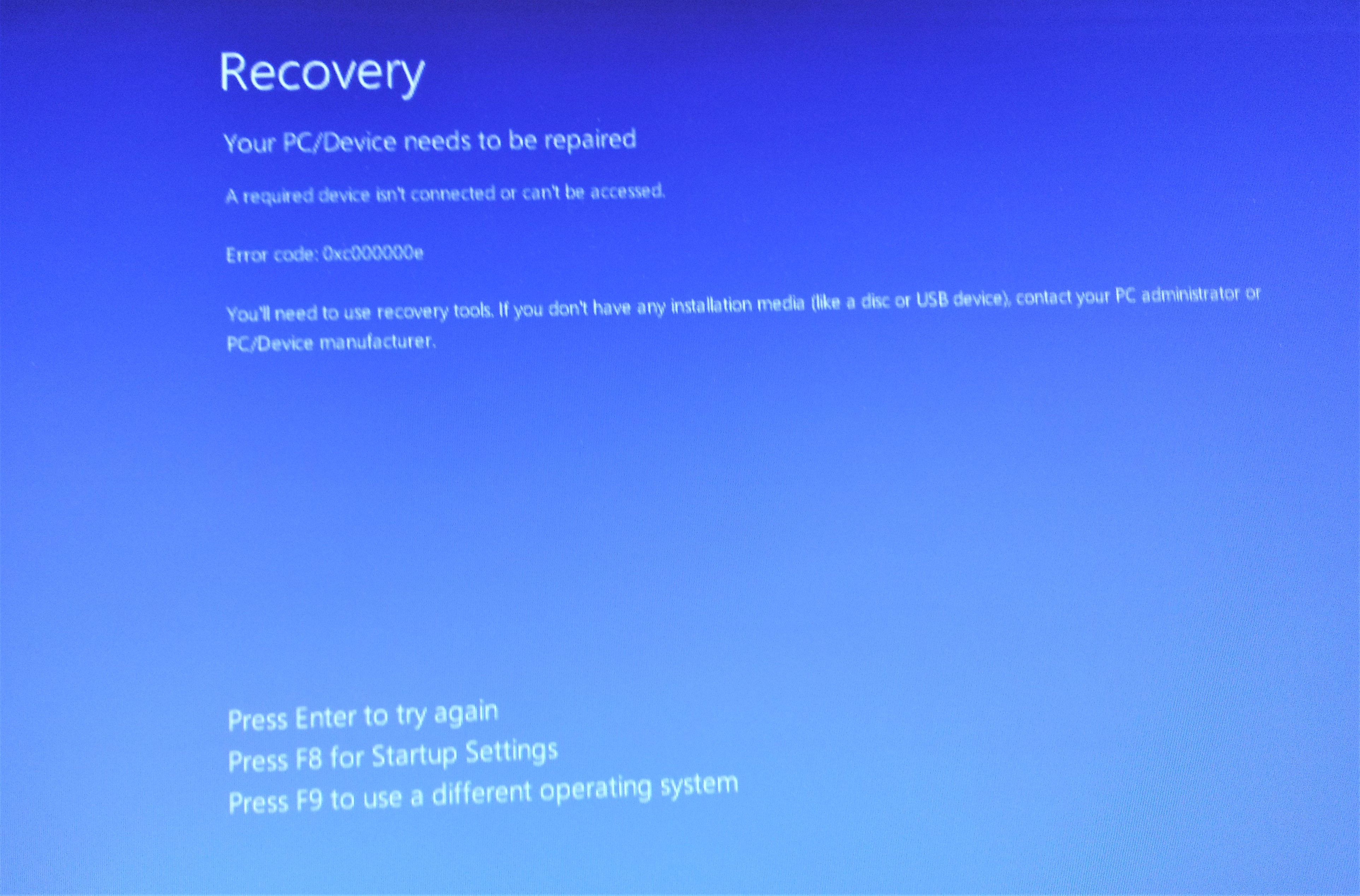 How To Solve Windows Error Code 0xce In Windows 10 Microsoft Community