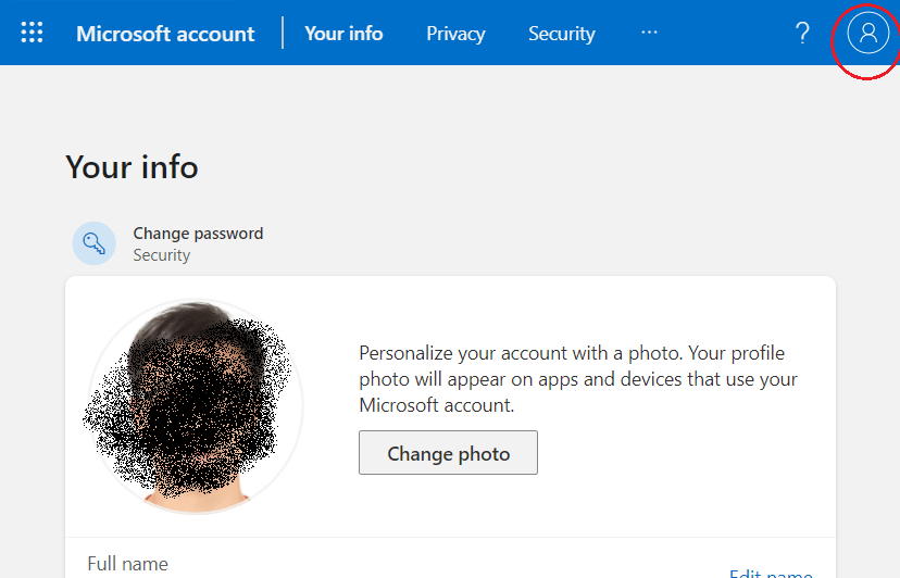 Profile image not updating on Mobile Edge, account.microsoft.com 