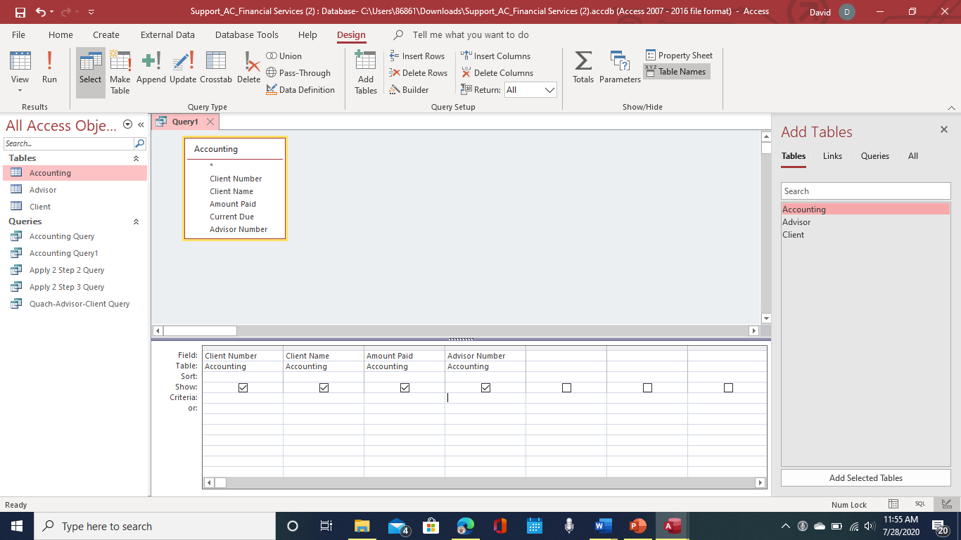 Microsoft Access Question - Microsoft Community