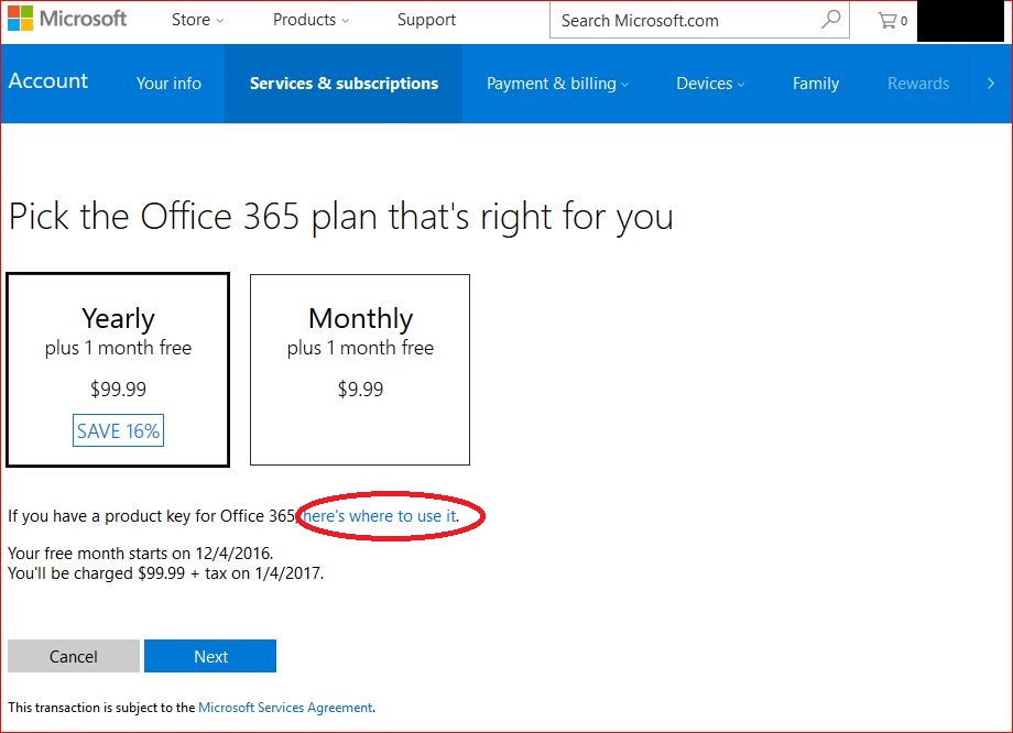 Office 365 - Ease of renewal - Microsoft Community