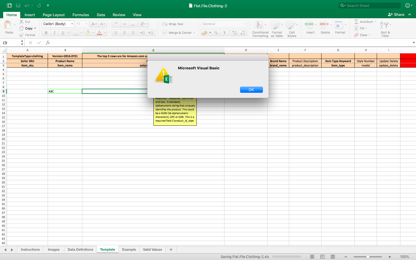 Excel Runtime Error Excel 2016 For Mac