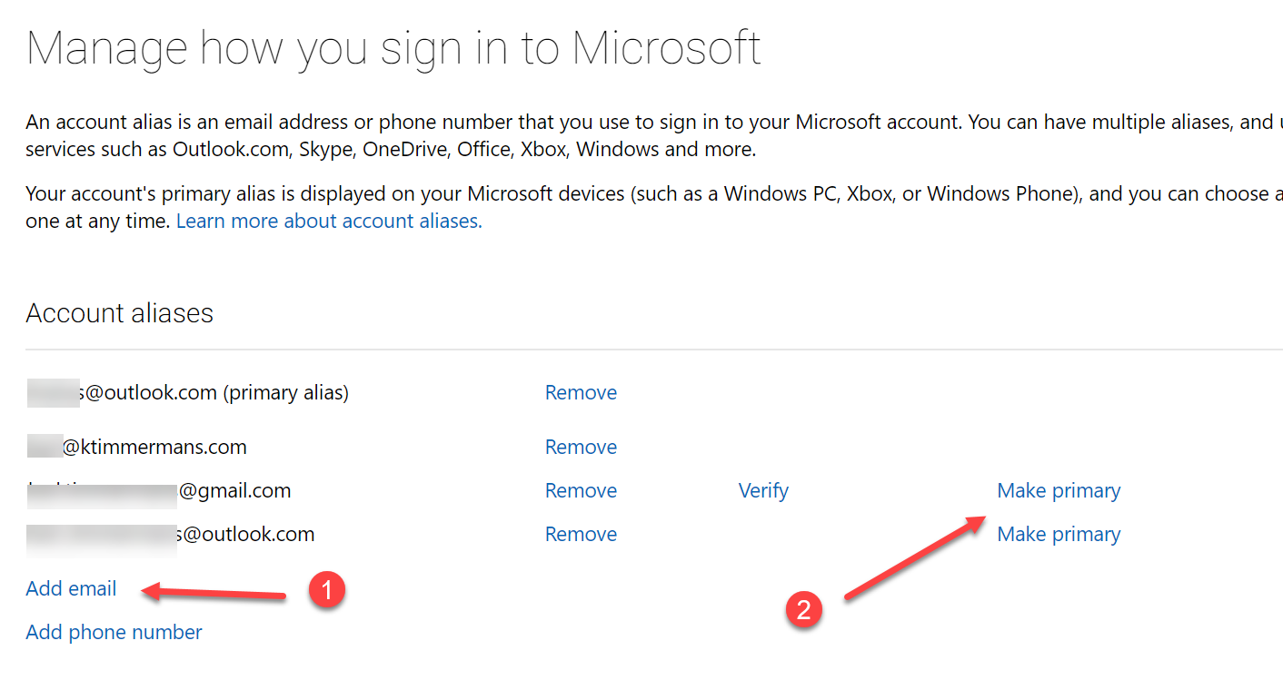 microsoft account email id example