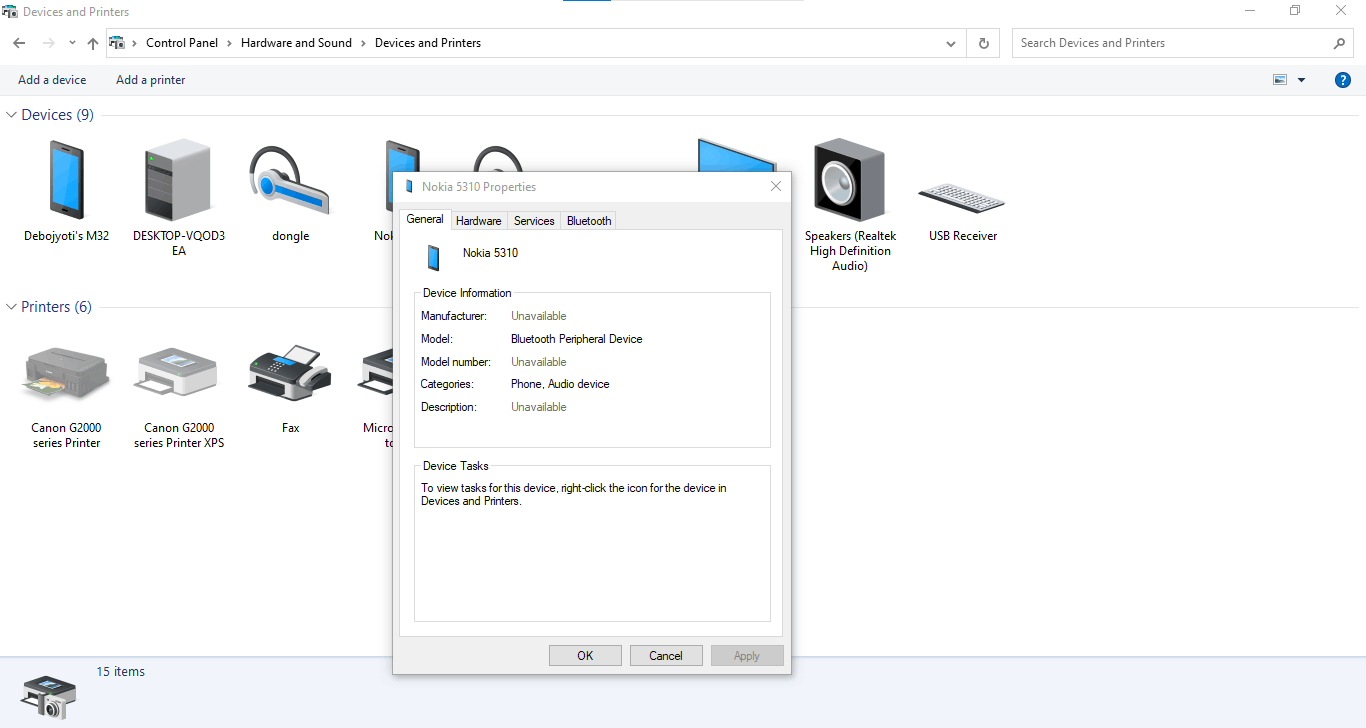 can not connect phone to pc through bluetooth for play music in pc ...