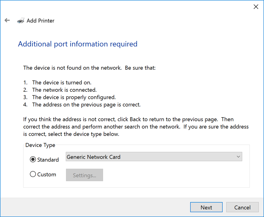 Surface Pro 4 Not Autodetecting And Configuring Canon Imagerunner Microsoft Community