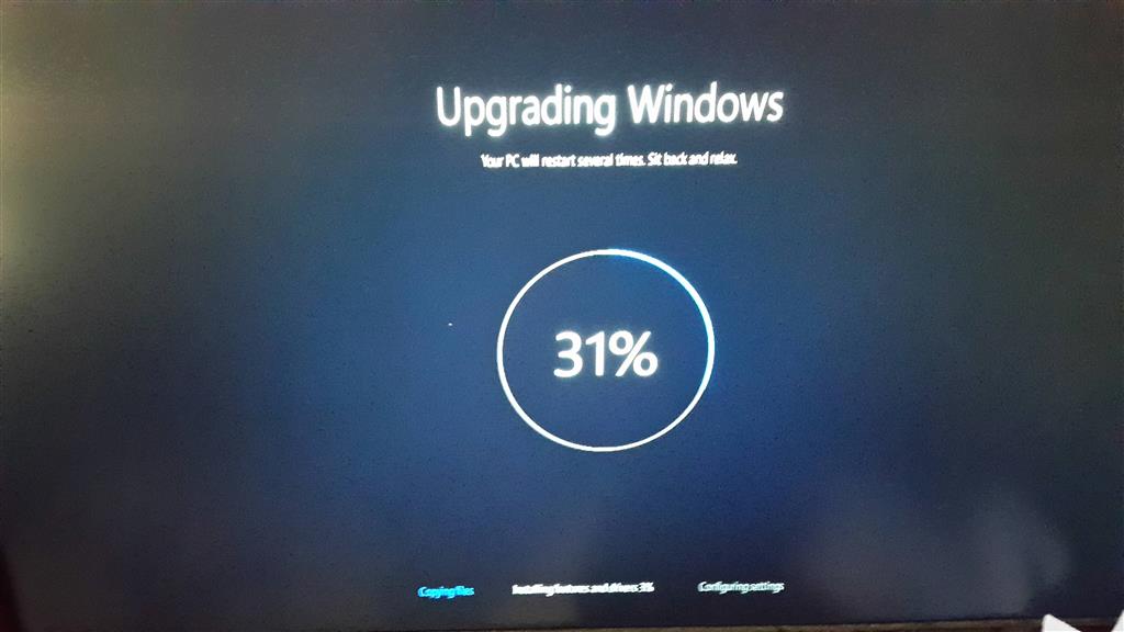 So Frustrated With Windows 10 Upgrade. Keep Getting 0XC1900101 0X30018 ...