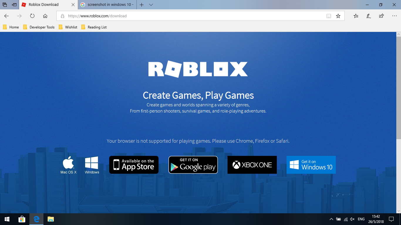 Can T Play Roblox With Edge Microsoft Community
