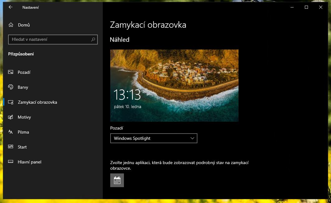 Proč nefunguje Windows Spotlight?