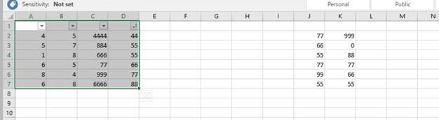 Excel 2016 Filter Sorting Columns With No Filter - Microsoft Community