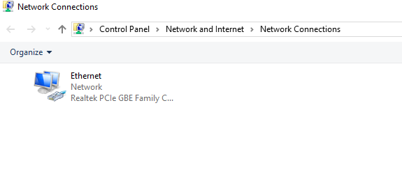 Ethernet Only Showing In Network Connections (Windows 10) - Microsoft ...