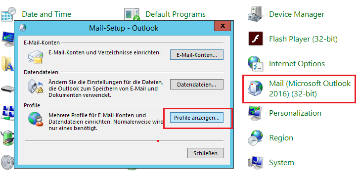 Update Office 2013->2016 / Outlook Startet Nicht (Exchange-Profil ...