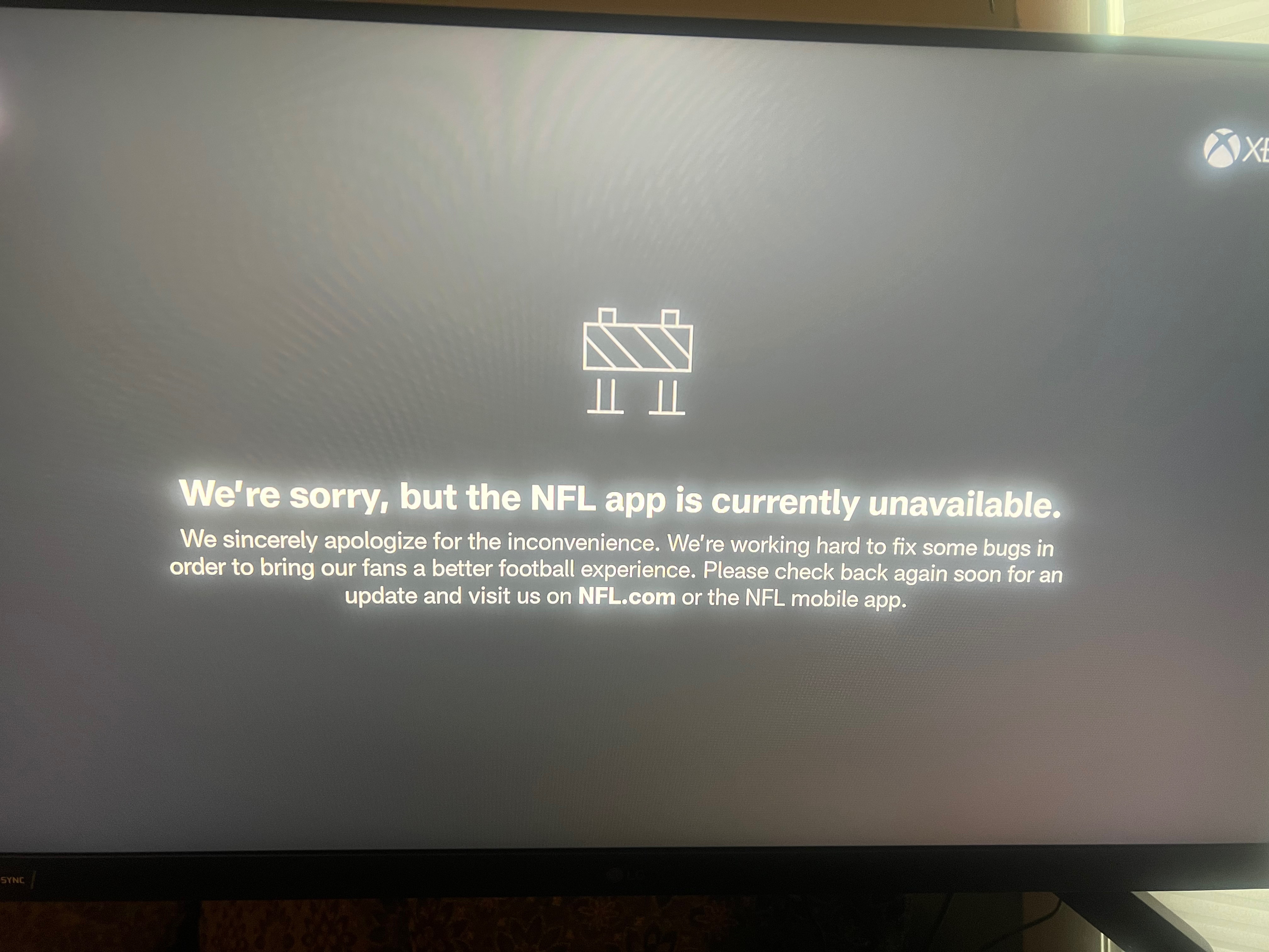 NFL App not working - Microsoft Community