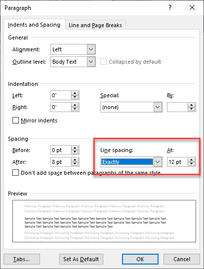 Equation in inline mode causes a larger line space - Microsoft Community