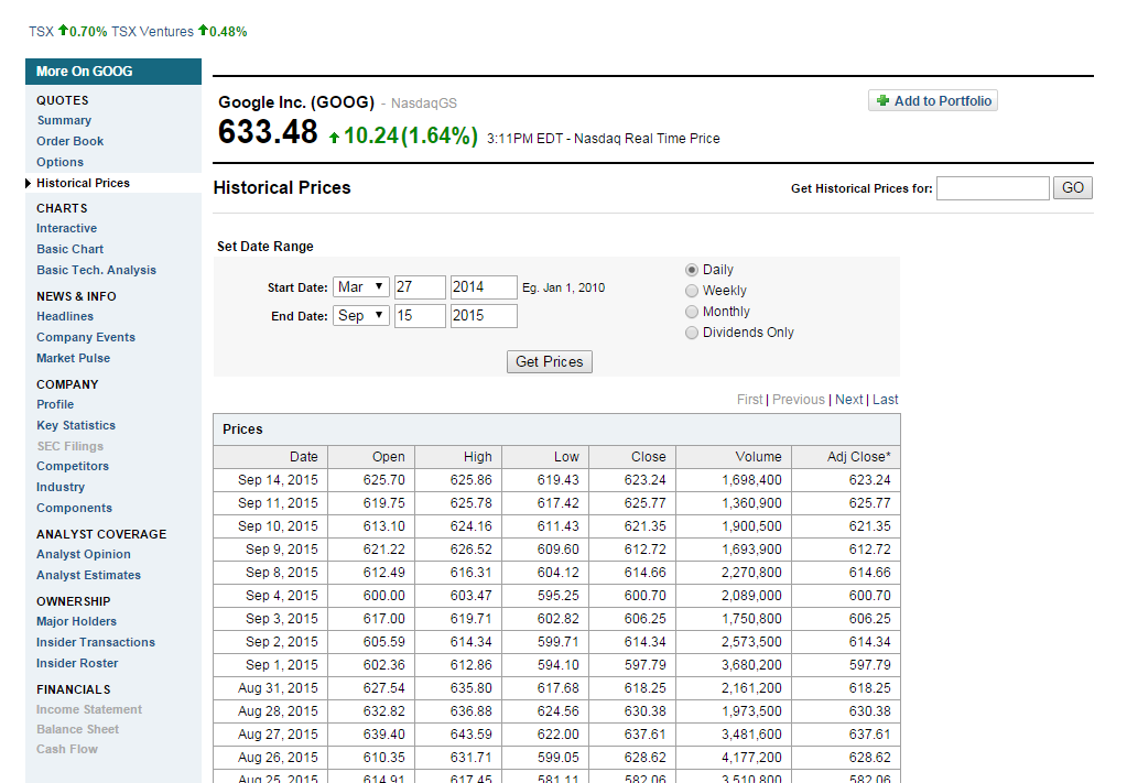  How To Download Data From Yahoo Finance To Excel Online Microsoft 