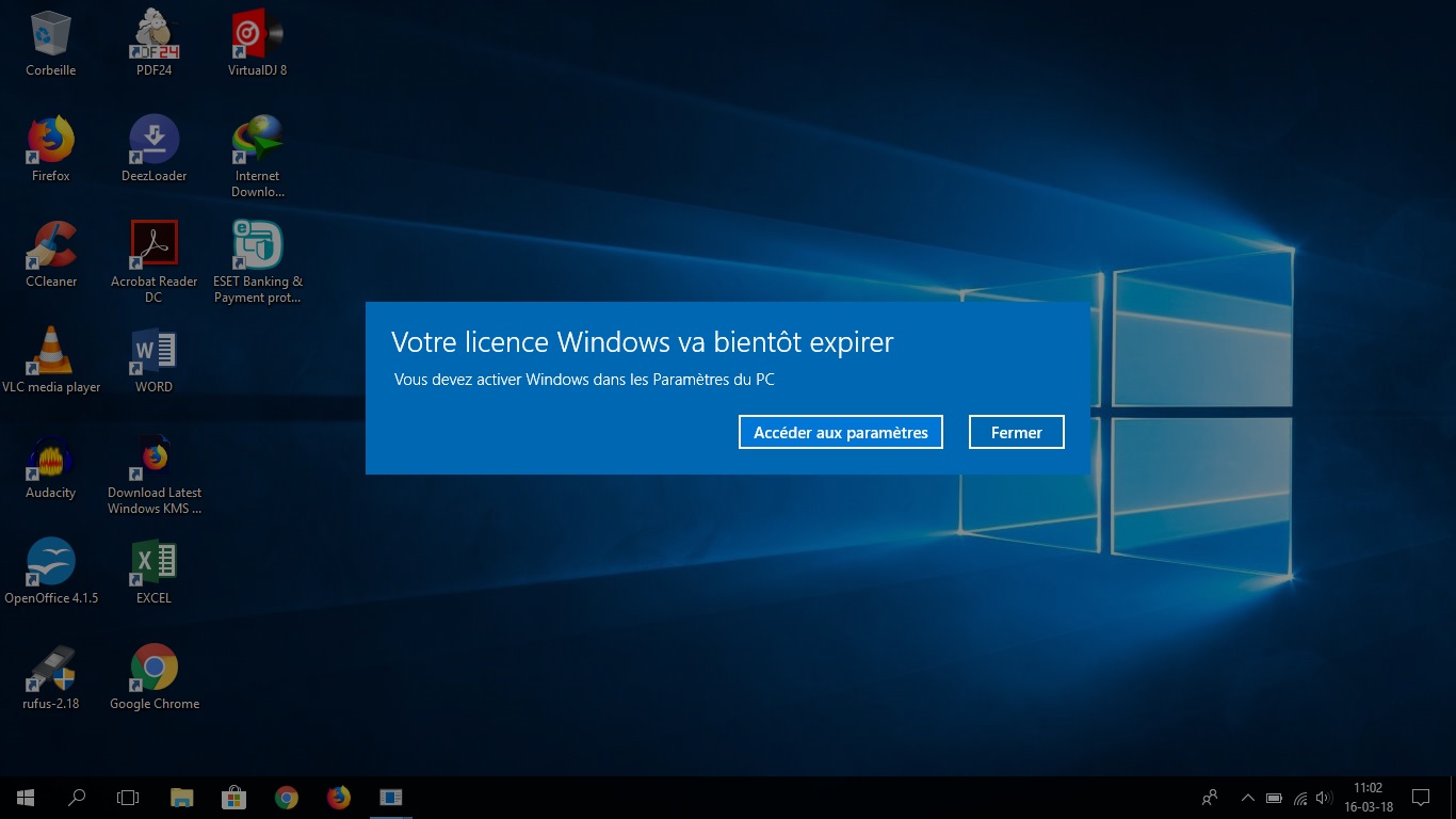 Windows 10 : votre licence va bientôt expirer 