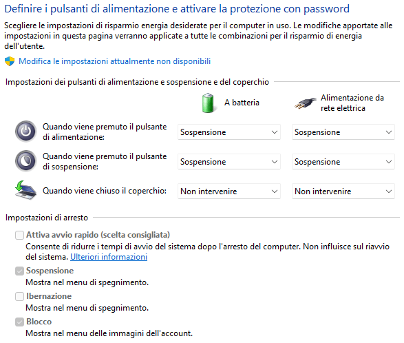 schermo nero dopo standby - Microsoft Community