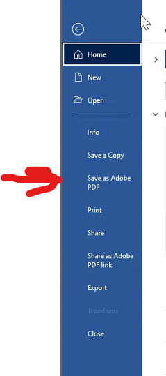 Word Save as Adobe PDF add-in - Microsoft Community