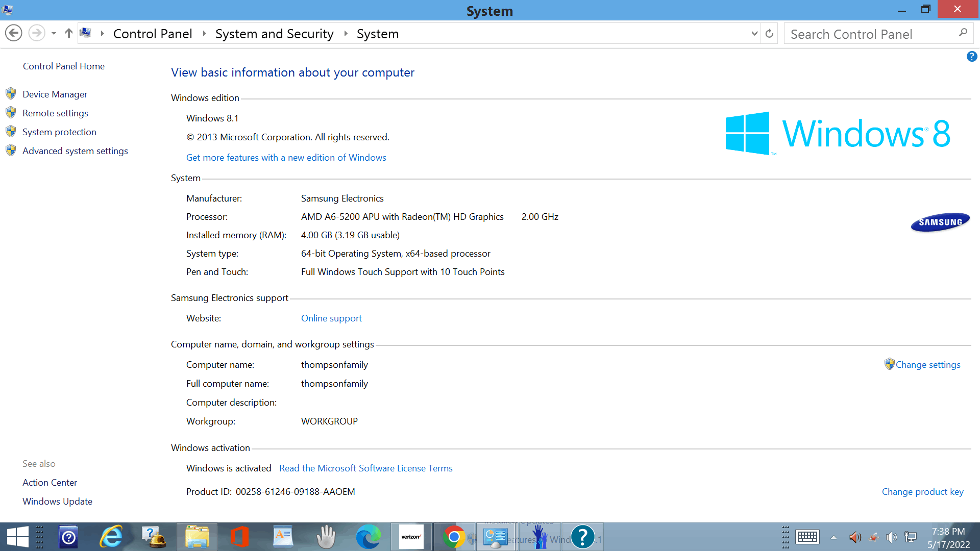 Unable to update Windows 8.1 and received error message code 80072EE2 ...