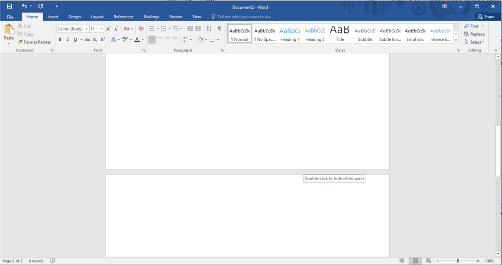 double-click-to-hide-white-space-not-working-is-there-a-microsoft