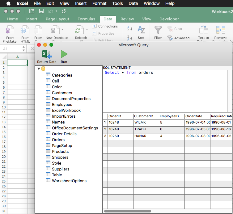 slicers not working in excel for mac